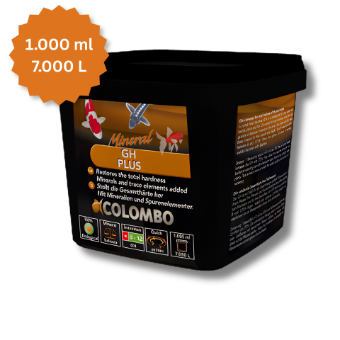 Tratamente Pesti / Iazuri - COLOMBO GH+ Creste duritatea generala (GH) a apei din iaz