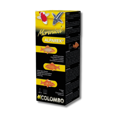 Tratamente Pesti / Iazuri - COLOMBO Morenicol Alparex | Tratament pentru paraziți și fungi la peștii de iaz
