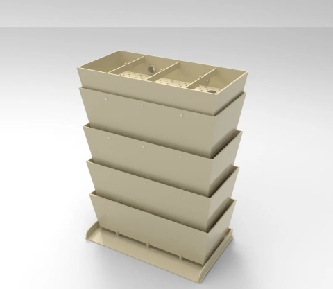 Filtrare Biologica - Filtru bakki shower (trickle) - TRICKEL TOWER TF100 (drip tray)