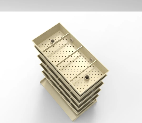 Filtru bakki shower (trickle) - TRICKEL TOWER TF100 (drip tray) [2]