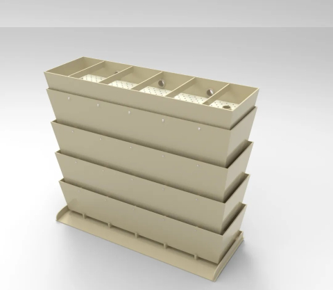 Filtrare Biologica - Filtru bakki shower (trickle) - TRICKEL TOWER TF150 (drip tray)