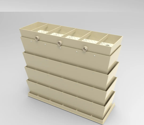 Filtru bakki shower (trickle) - TRICKEL TOWER TF150 (drip tray) [1]