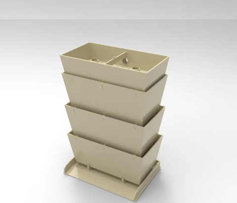 Filtru bakki shower (trickle) - TRICKEL TOWER TF60 (drip tray) [3]