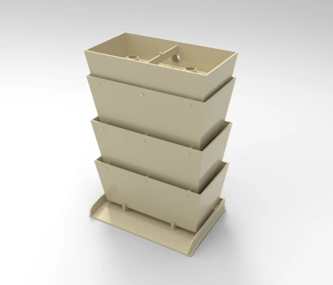 Filtrare Biologica - Filtru bakki shower (trickle) - TRICKEL TOWER TF60 (drip tray)