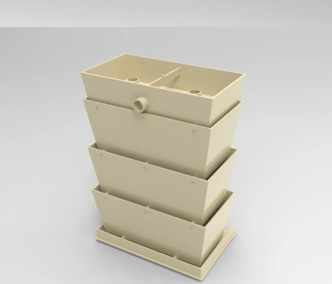 Filtru bakki shower (trickle) - TRICKEL TOWER TF60 (drip tray) [1]