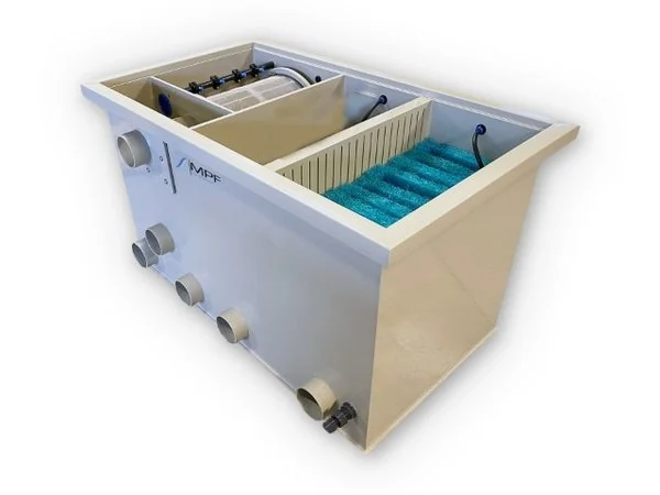 Filtre Iazuri - Filtru cu tambur MPF Biodrum 40 cu camera saltele si pompa integrata