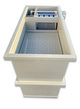 Filtru cu tambur si dus biologic MPF Biodrum Gravity Trickle 30 pentru Iazuri Koi [2]