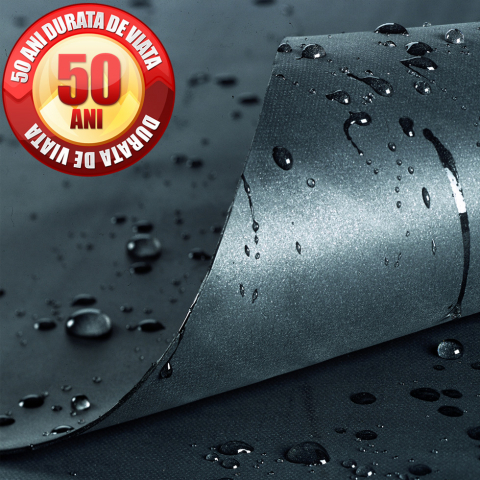 Materiale Constructie Iaz - Folie iaz EPDM 1mm / 3.4 m latime