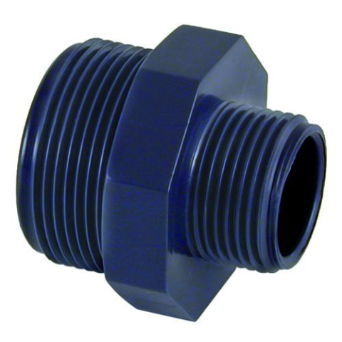 Materiale Constructie Iaz - Niplu redus 2" x 1½" PVCU