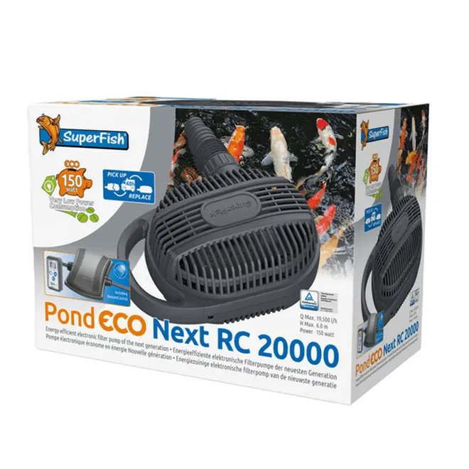 Pompe recirculare - Pompa iaz SuperFish Pond Eco Next 20000 150W