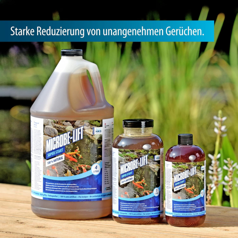 Tratamente si Testare Apa - Starter bacterii pentru iazuri - Microbe-Lift Super Start 1 Litru
