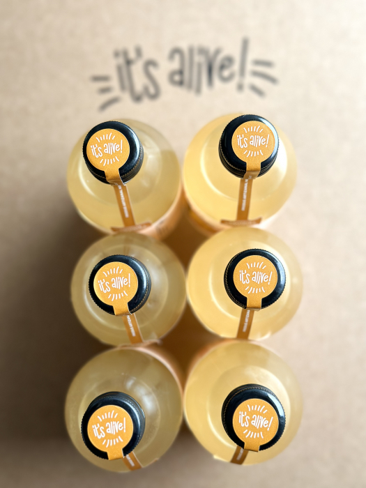 Kombucha Baked Apple And Ginger Tea 0.330ml - 6 pack [1]