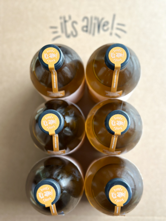 Produse - Kombucha Baked Apple And Ginger Tea 0.500ml - 6 pack