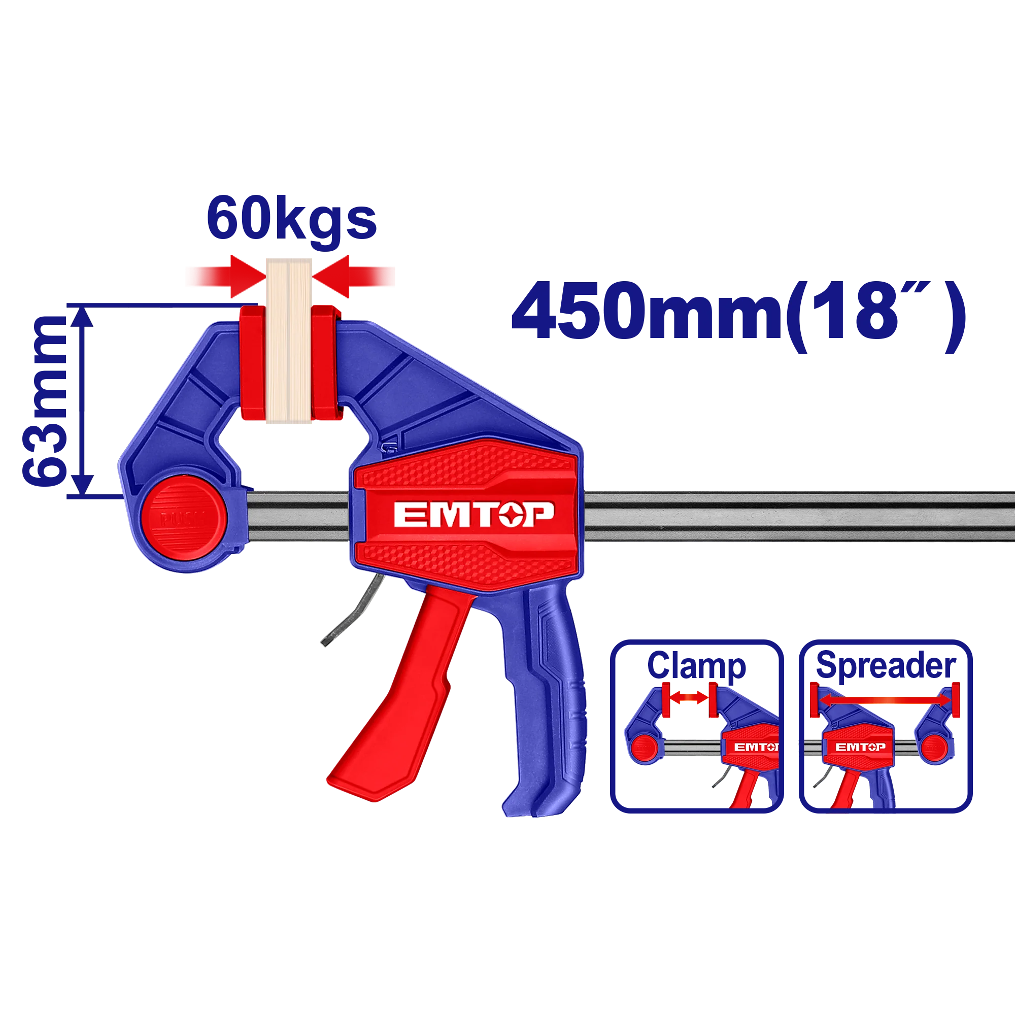 EMTOP PRESA TIP PISTOL 450 mm ECLPQ60301 [1]