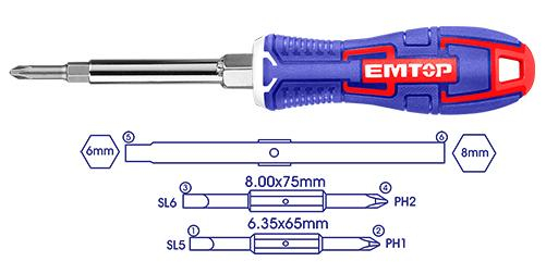 EMTOP SURUBELNITA CAP DUBLU 6 IN 1 ESDRH0602 [1]