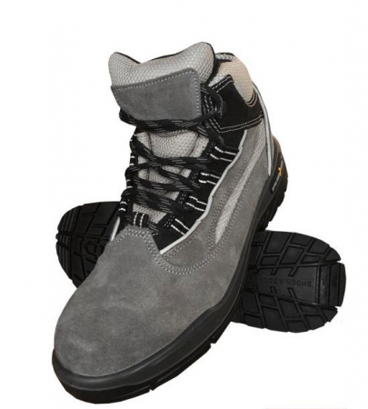 Bocanci si pantofi de lucru - BOCANC PIELE INTOARSA GRI NR 40