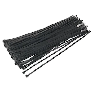 Coliere metal / plastic - COLIER NEGRU MAAN 2.5 x 150 mm 100 BUC