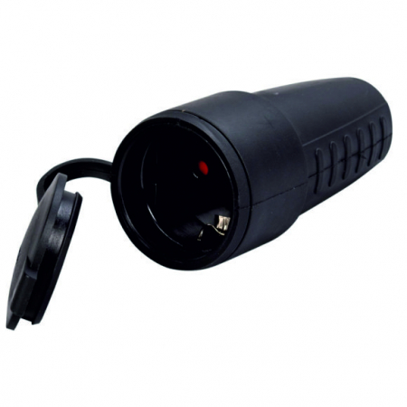 ELECTRICE - CUPLA  CAUCIUC NEGRU IP44