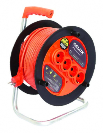 ELECTRICE - DERULATOR CABLU TAMBUR METAL 20 m (3*1.5 mm)