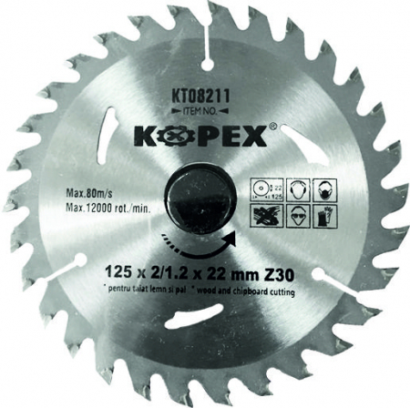 Discuri cu vidia - DISC CU VIDEA LEMN 115 mm*30T*22.2