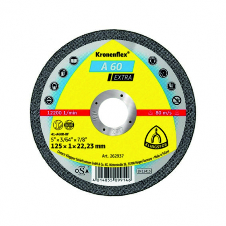 Discuri abrazive - DISC KLINGSPOR A60 115 x 1 mm