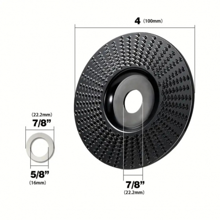 Accesorii polizare, slefuire, rindeluire si polishat - DISC RASPILA PENTRU LEMN 125 mm