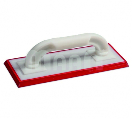 Glettelő kanál, glettvas, Polisztirol csiszoló, Vakolatgyalu - DRISCA CAUCIUC PORTOCALIU 100 x 255 PROFI