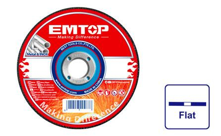 Discuri abrazive - EMTOP DISC DEBITAT METALE 125 mm  EACD121251