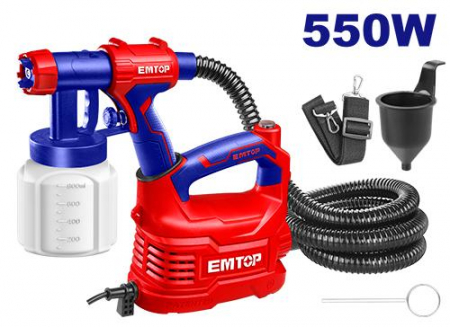 Pistoale de vopsit electrice - EMTOP PISTOL VOPSIT ELECTRIC 550 W ESGN50001