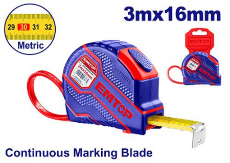 Instrumente de masurat - EMTOP RULETA CAUCIUC 3 m EMTP2316M