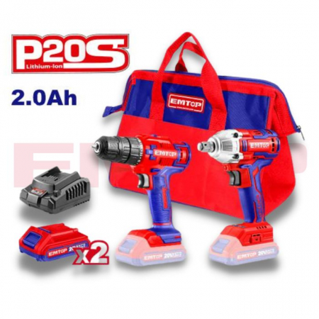 SCULE ELECTRICE - EMTOP SET 2 BORMASINI 20 V ECKL2006