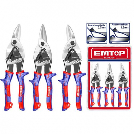 Foarfece - EMTOP SET 3 FOARFECI TABLA EASPK1011