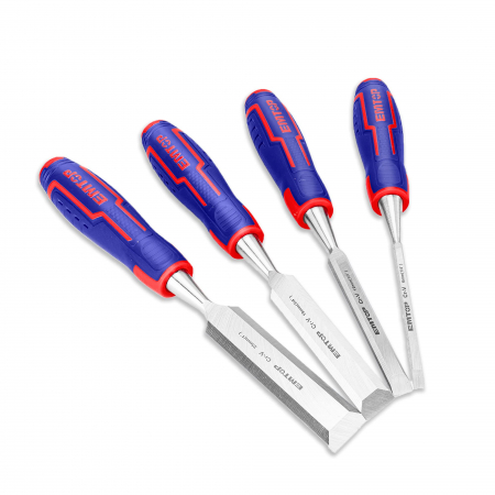 Dalti / Rangi - EMTOP SET 4 DALTI LEMN EWCT0401
