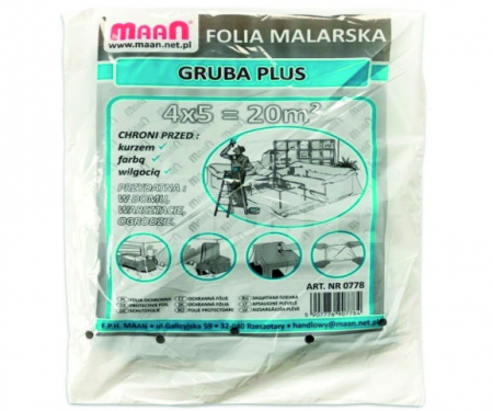 SCULE SI UNELTE - FOLIE PROTECTIE GROSIME 0.33 MY 5 x 4 m C(20BUC)