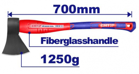 Topoare - TOPOR COADA FIBRA 1250 grDANMI151250