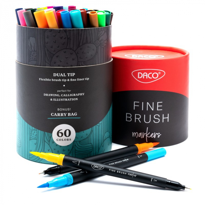 Pix DACO liner 60 culori Fine Brush PX560 DACO [2]