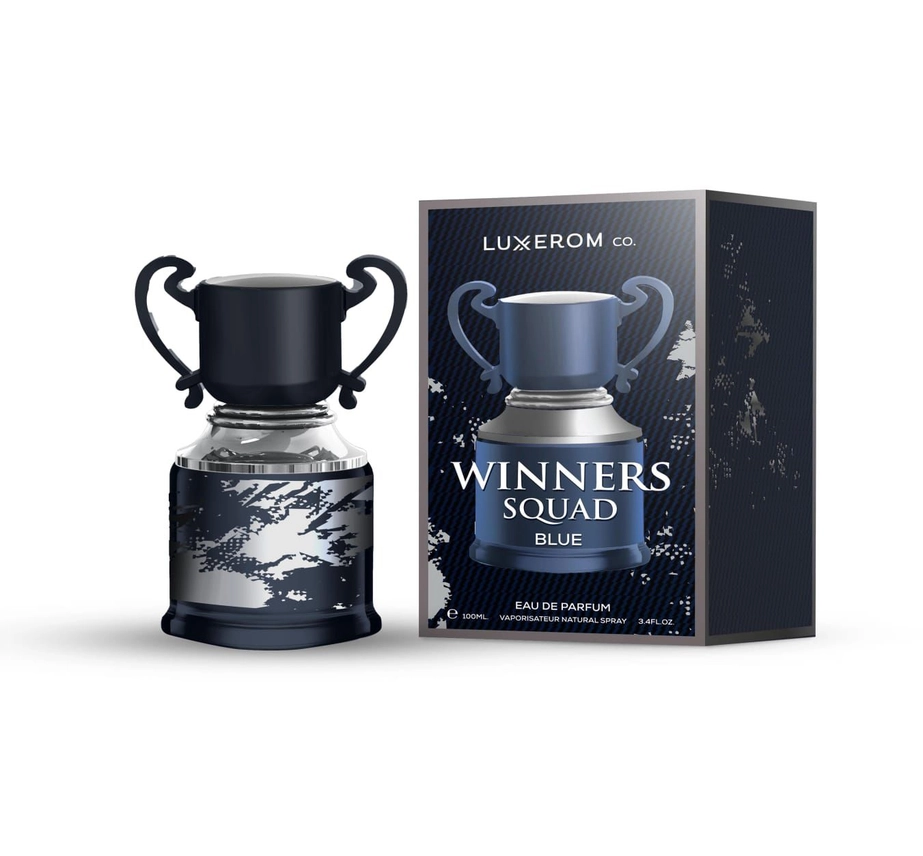 Apă de Parfum Luxerom Winners Squad BLUE, 100ml – Adrenalină Marină: Citric, Glacial și Aromatic [1]