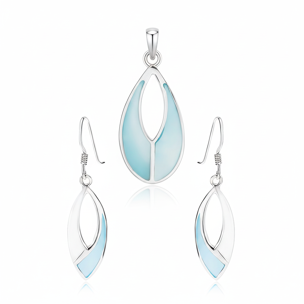 Set Bijuterii Argint 925 "Blue Sky" - Eleganță Eterică [4]