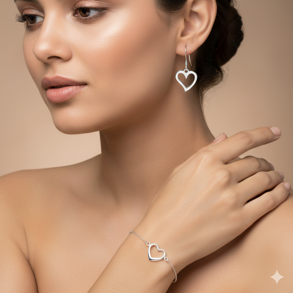 Set Bijuterii Argint 925 "Hearts" - O Declarație de Iubire Subtilă [1]