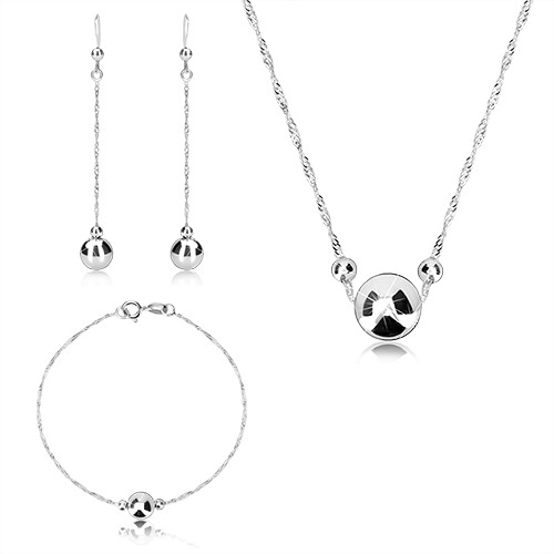 Set Elegant de Bijuterii din Argint 925 - Spirală Răsucită [9]