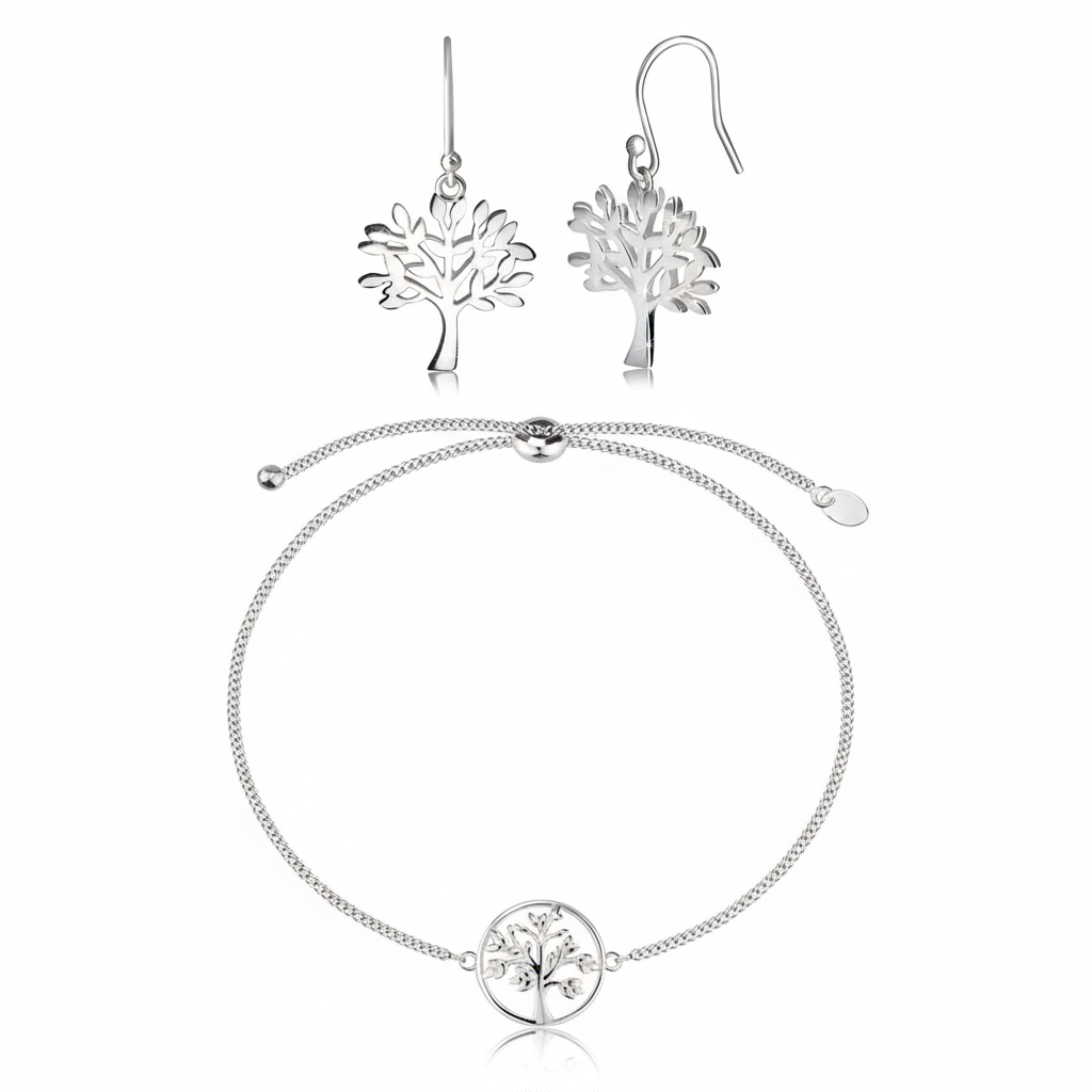 Setul de Bijuterii „Arborele Vieții” din Argint 925 – Simbol al Conexiunii și Echilibrului [3]