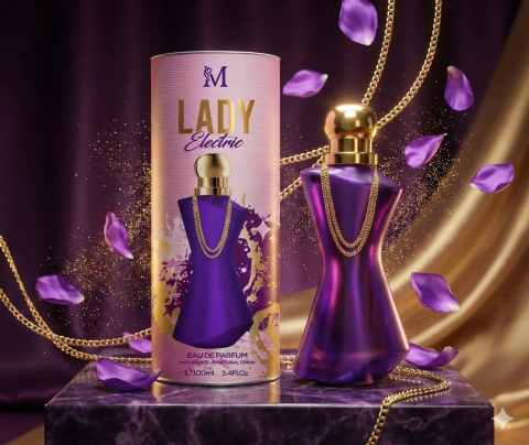 Merry Christmas !!! - Apă de Parfum Lady Electric 100ml – Esența Vibrantă a Femeii Moderne