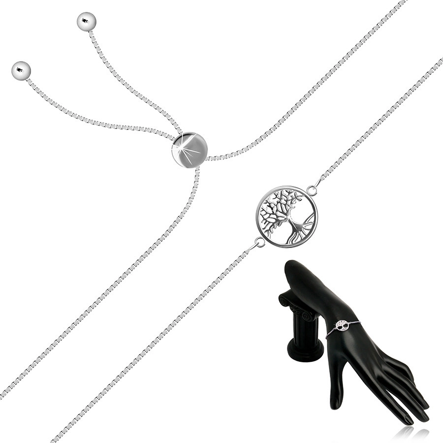 Brăţară din argint 925 - Copacul Vietii - reglabila [1]