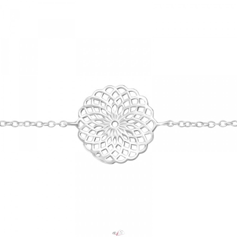 Be ready, Be Cool, Be Back to School - Brățară Mandala argint 925