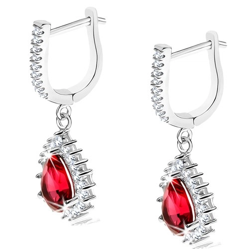 Set Elegant de Bijuterii "Lacrima de Rubin" [2]