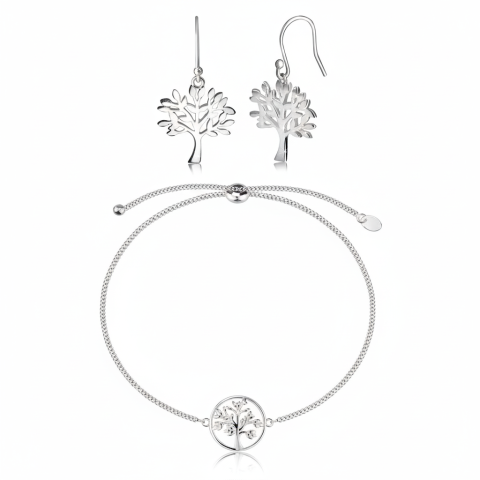 Setul de Bijuterii „Arborele Vieții” din Argint 925 – Simbol al Conexiunii și Echilibrului [2]