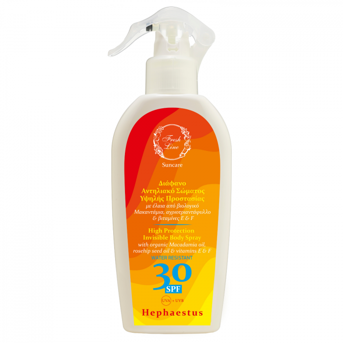 Spray invizibil pentru corp SPF30 Fresh Line HEPHAESTUS, 200ml [1]
