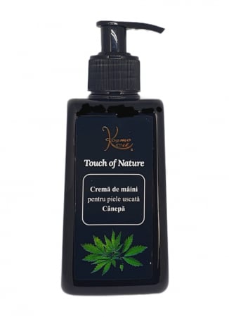 CREME DE FATA SI MAINI - Touch of Nature - Crema de maini pentru piele uscata cu canepa si vitamina E 300 ml