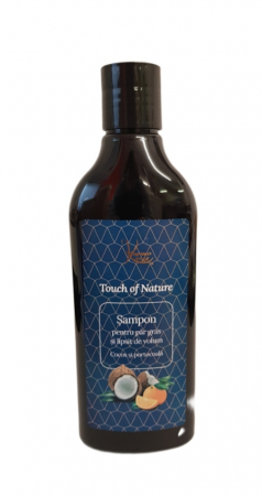 SAMPOANE - Touch of Nature - Sampon pentru par gras si lipsit de volum cu cocos si portocala 350 ml