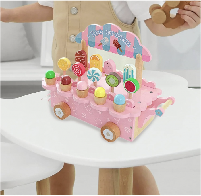 Caruciorul cu Gelaterie, din lemn [2]